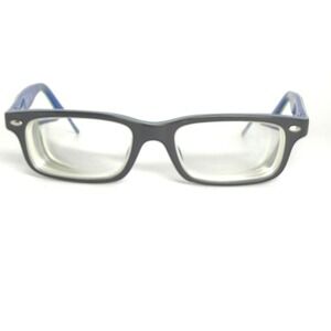 Ray Ban RB 1535 3600 Blue Black Yellow Script Eyeglasses 48-16-130 Frames 22039